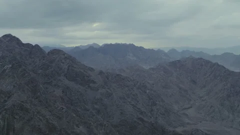 General plan with a rock drone in Dubai. Aerial top view 4K Stock Footage 90084463