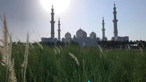 The general plan of the Sheikh Zayed Mosque Stockbeeldmateriaal 125583512