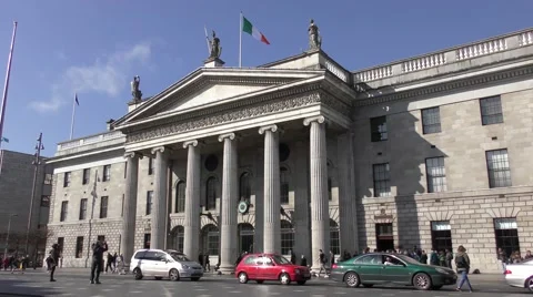 General Post Office Dublin Stock Footage 64862916
