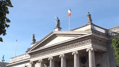 General Post Office (GPO) - Dublin, Ireland 스톡 동영상 80902547