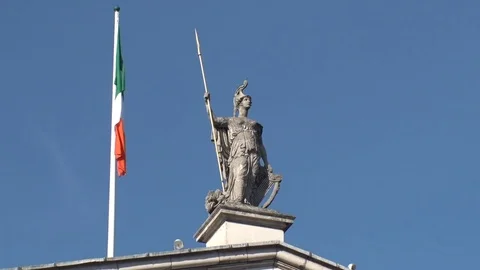 General Post Office (GPO) - Dublin, Ireland Stock-Footage 80902583