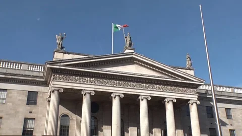 General Post Office (GPO) - Dublin, Ireland 스톡 동영상 80902639
