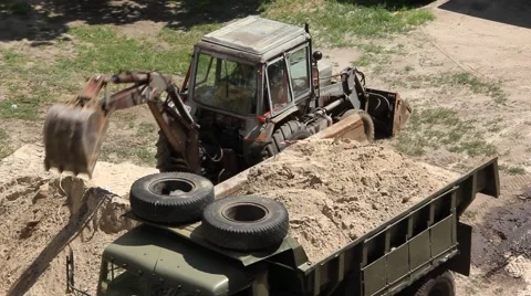 General-purpose tractor Stock Footage 904480