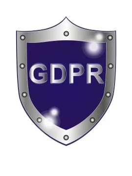 General regulations on the protection of personal data. Data security protocols. Stock Illustration