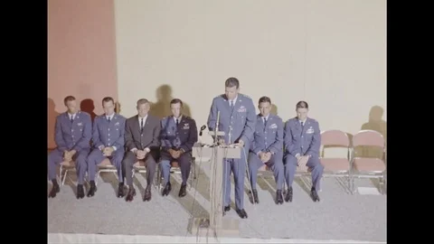 General Schriever introducing pilots of X-20A program - 1962 Stock Footage 103842950