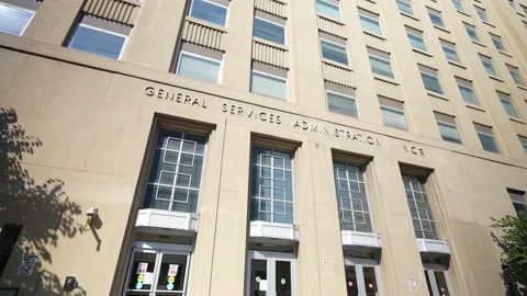 General Services Administration, NCR building in Washington DC part of the Stock Footage 213342519