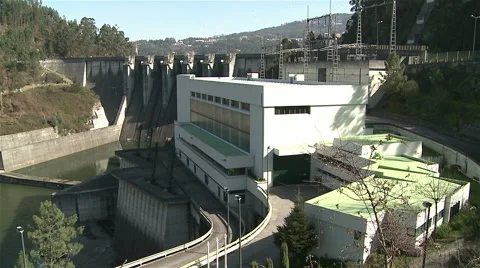 General shot of Dam. Video stock 62475151