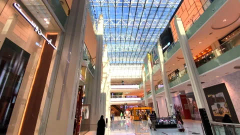 General shots in a mall Stock Footage 168034539