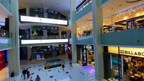 General shots in a mall Stock Footage 168035977