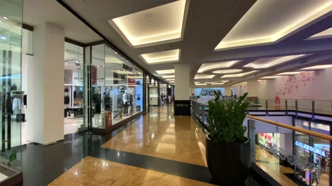 General shots in a mall Stock Footage 168036881