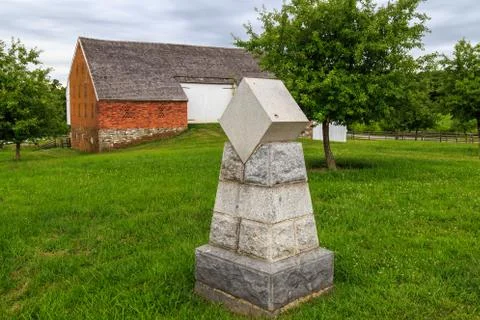 General Sickles Marker Stock Photos