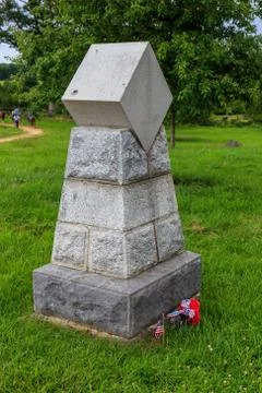 The General Sickles Marker Stock Photos