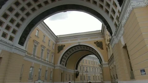 General staff building Arch Video stock 157726119