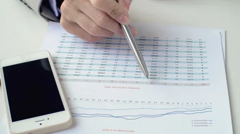 General Statistical Data Stock Footage 42454953