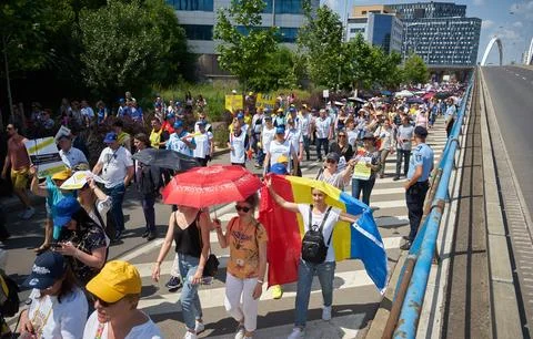 General strike, second week, romanian teachers, protest, Bucharest, Romania Photos