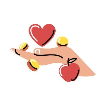 General support. Vector icon in bold line style Stock Illustration