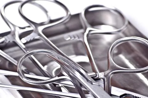 General surgical instruments Stock Photos
