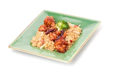 General Tso's Chicken Stock Photos