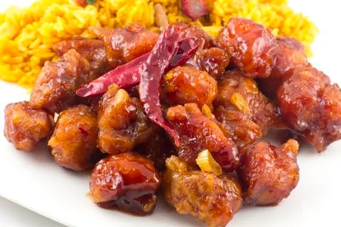 General tso's chicken Stock Photos