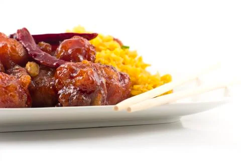 General tso's chicken Foto stock