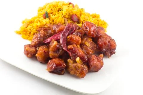 General tso's chicken Stock Photos