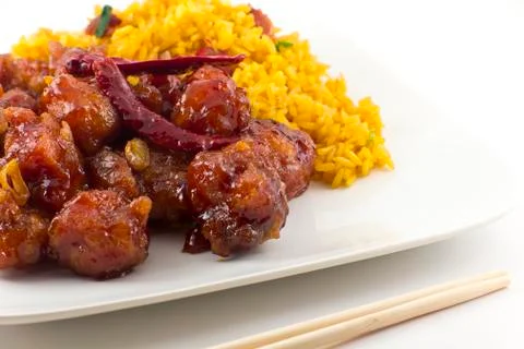 General tso's chicken Stock Photos