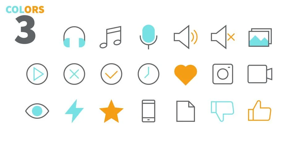 General UI Pixel Perfect Well-crafted Vector Thin Line Icons 48x48 Ready for 스톡 일러스트
