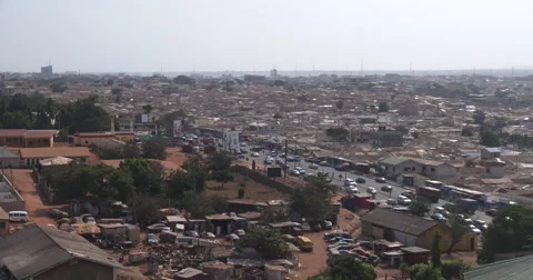 General view of Accra Stock Footage 68731648