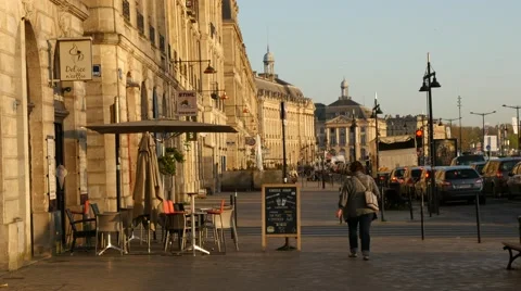 General view of Bordeaux 스톡 동영상 68708826