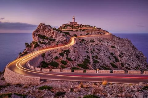 General view of Cap de Formentor, Mallorca Stock Photos