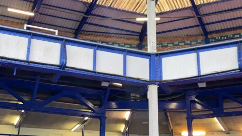 General view inside Goodison Park the new home of Everton Women Stock-Footage 328651712