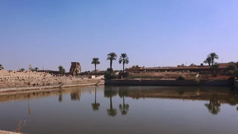 General View Of The Karnak Temple, A Historical Building Stock Footage 299458093