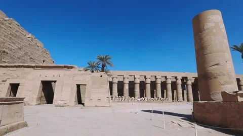 General View Of The Karnak Temple, A Historical Building Stock Footage 299458816