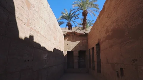 General View Of The Karnak Temple, A Historical Building Stock Footage 299461114