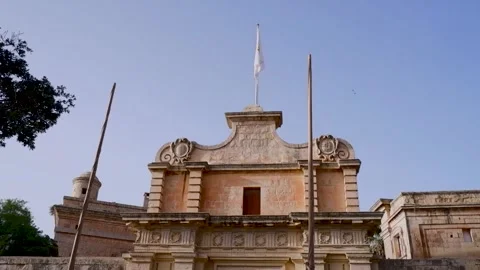 General view Mdina in Malta Stock Footage 297627109