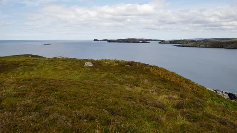 General view of Melness / Talmine Sutherland Scotland UK Stock Footage 101871929