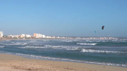 General view of Playa de Palma de Mallorca Video stock 191175496