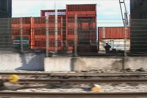 General view in port Video stock 114490