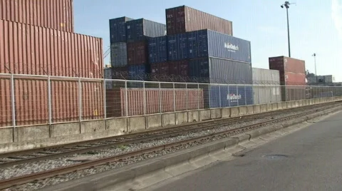 General view in port  Video stock 117092