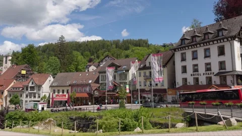 General view of Triberg Stock Footage 289559221