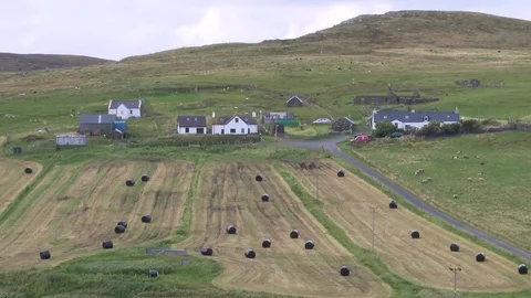 General views of the Shetland Isles Stock Footage 77353228