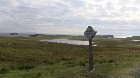 General views of the Shetland Isles Stock Footage 77353552