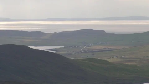 General views of the Shetland Isles Stock Footage 77353659