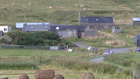 General views of the Shetland Isles Stock Footage 77354142
