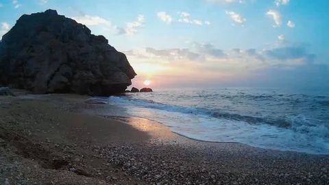 Generals beach-timelapse Stock Footage 87955304