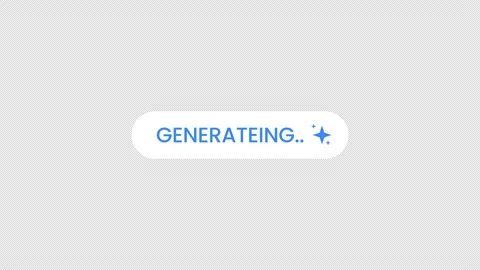 Generate AI button animation 4K Alpha Matte. Mov Video Stock Footage 297798109