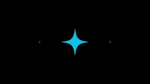 Generate AI icon Animation, AI stars icon,Artificial intelligence star icon.. Stock Footage 325502326