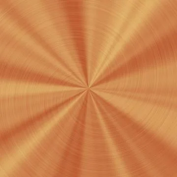 Generated brass metal radial texture Stock Illustration