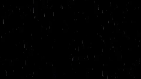 Generated Rain isolated on black, Raining variation of Camera angles Stock Footage 81997237