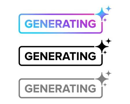 Generating button icon set with gradient, black, and gray styles vector 스톡 일러스트